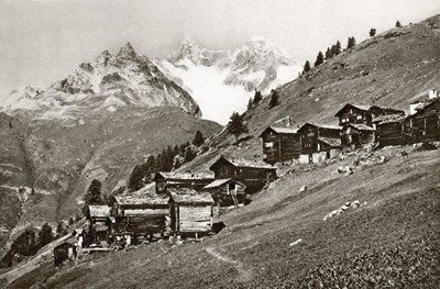 Findeln et Obergabelhorn par Gyger