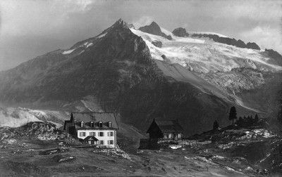 Hotel Riederfurka, Fusshorn, Rothorn, Geisshorn, par Gyger