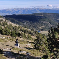 vers la bifurcation avec le GR11, vers l'Estanyol de Tarteres ou del Rifugi Malniu
