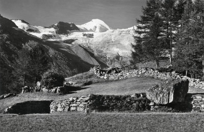 Vue de Saas Fee par Gyger