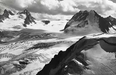 Col des Vignettes, Evêque, Petit Mont Collon, Glacier d'Arolla, par Gyger