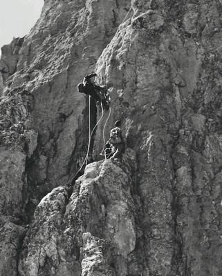 Engelhörner: en rappel, par Gyger