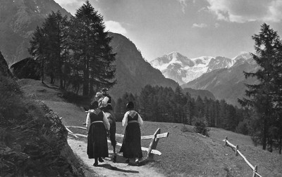 Pigne d'Arolla vu de la Forclaz par Gyger