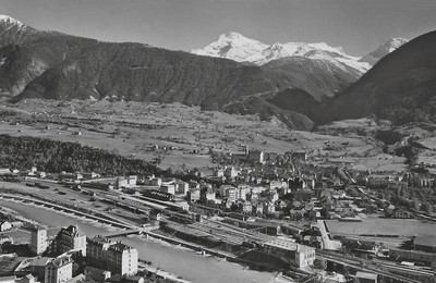 Brigue et les montagnes du Simplon par Gyger