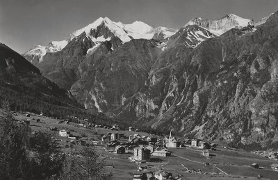 Grächen, Weisshorn, Brunegghorn, Bishorn, Bärrhorn par Gyger