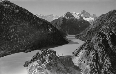 Lac du Grimsel et Finsteraarhorn par Gyger