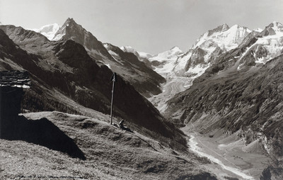 Alpe de Lirec,  Besso, Dent Blanche, par Gyger