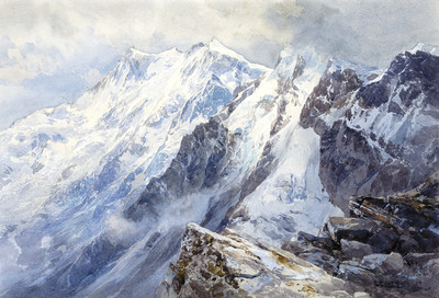 Mont Rose E en 1907 par Edward Theodore Compton