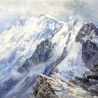 Mont Rose E en 1907 par Edward Theodore Compton