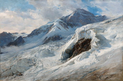 Lyskamm, Lysgletscher par Edward Theodore Compton Lyskamm, Lysgletscher par Edward Theodore Compton