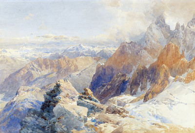 Col du Géant en 1903 par Edward Theodore Compton Col du Géant en 1903 par Edward Theodore Compton