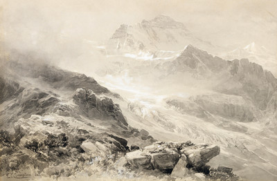 Jungfrau en 1900 par Edward Theodore Compton Jungfrau en 1900 par Edward Theodore Compton