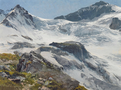 Ochsentalferner (Silvretta), en 1912 par Edward Theodore Compton Ochsentalferner (Silvretta), en 1912 par Edward Theodore Compton