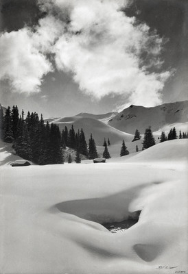 Paysage en neige par Gyger