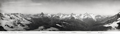Panorama du Rimpfischhorn par Gyger