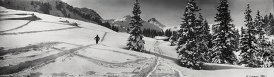 Ski près d'Adelboden par Gyger