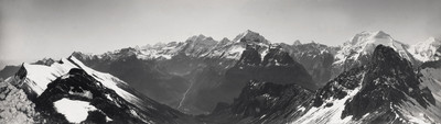 Vue sur les montagnes de Kandersteg par Gyger