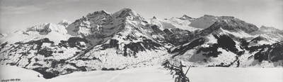 Montagnes d'Adelboden en hiver par Gyger