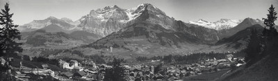 Montagnes d'Adelboden en été par Gyger