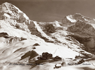 Scheidegg, Mönch, Jungfrau, par Gyger
