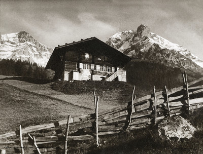 Ferme à Adelboden par Gyger