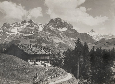 Vers Schermtanne au dessus d'Adelboden par Gyger