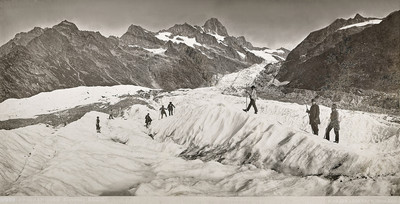Glacier inférieur de Grindelwald par Braun Glacier inférieur de Grindelwald par Braun