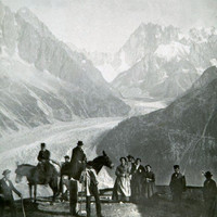 Devant la Mer de glace par Braun