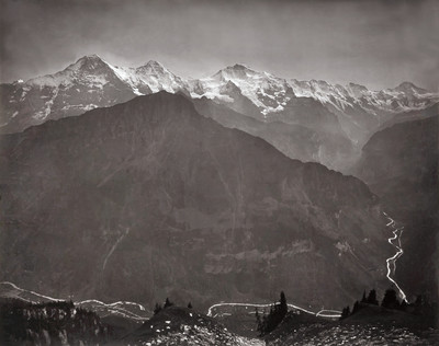 Les deux Lütschinen, Eiger, mönch, Jungfrau, Breithorn par Braun Les deux Lütschinen, Eiger, mönch, Jungfrau, Breithorn par Braun