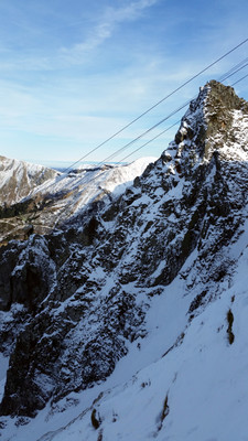 L'aiguille Collangettes, vue depuis le sud-ouest L'aiguille Collangettes, vue depuis le sud-ouest