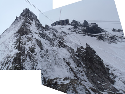 Face N de l'Aiguille Collangettes, mai 2021 Face N de l'Aiguille Collangettes, mai 2021