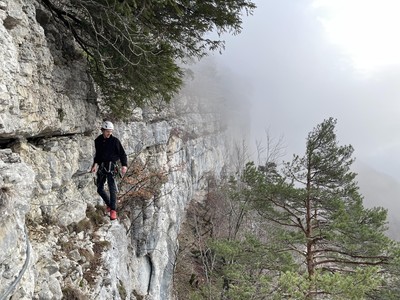 La vire d'accès au secteur HYDRO La vire d'accès au secteur HYDRO