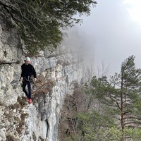 La vire d'accès au secteur HYDRO