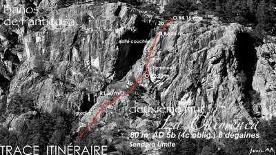 Baños Panticosa - La Chimenea - Trace Itinéraire