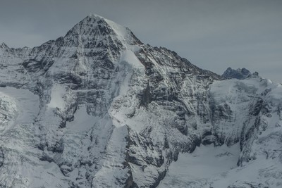 Mönch, versant Nord (vue aérienne) Mönch, versant Nord (vue aérienne)