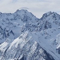 L'aiguille d'Argentière sous le petit nuage