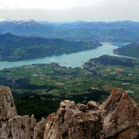 vue sur Serre-Ponçon