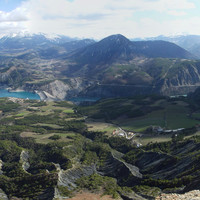 Lac de Serre Ponçon et vallée de la Durance par Etienne Baudon