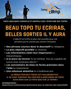 Comment écrire un beau topo Comment écrire un beau topo