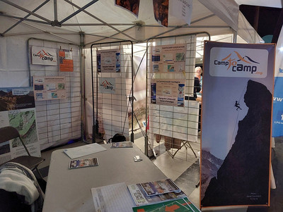 Rencontres Ciné Montagne 2022 - Stand camptocamp Rencontres Ciné Montagne 2022 - Stand camptocamp