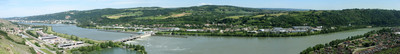 Le Rhône en aval de Vienne, par Etienne Baudon