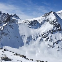 Col de Crête Sèche la vue en direction des Monts de la Balme et Gelé