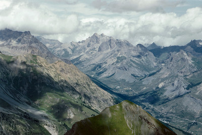 Grand Galibier, Aiguillette du Lauzet, vallée de la Guisane par YM Grand Galibier, Aiguillette du Lauzet, vallée de la Guisane par YM