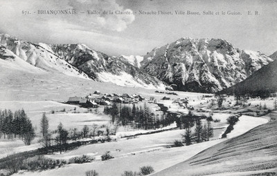 Névache - Ville Basse (CPA)