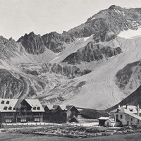 Col du Lautaret, Combeynot, sources de la Guisane en 1900 par le TCF