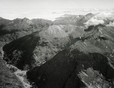 Vallée du Guil ravagée juste après la crue de 1957 par Werner Friedli Vallée du Guil ravagée juste après la crue de 1957 par Werner Friedli