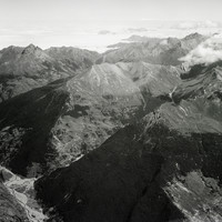 Vallée du Guil ravagée juste après la crue de 1957 par Werner Friedli