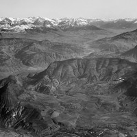 Mouisset, Montagne de la Scie, Bréziers, et vallée de la Durance en 1957 par Werner Friedli