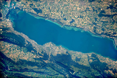 Lac de Neuchâtel vu de l'ISS