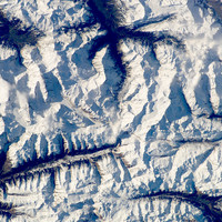 Le Centre de la Suisse vu de l'ISS